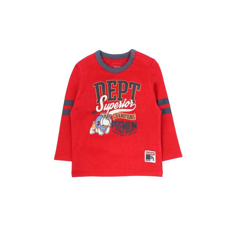 FICCUS - Polera Bebé Niño Academy Rojo