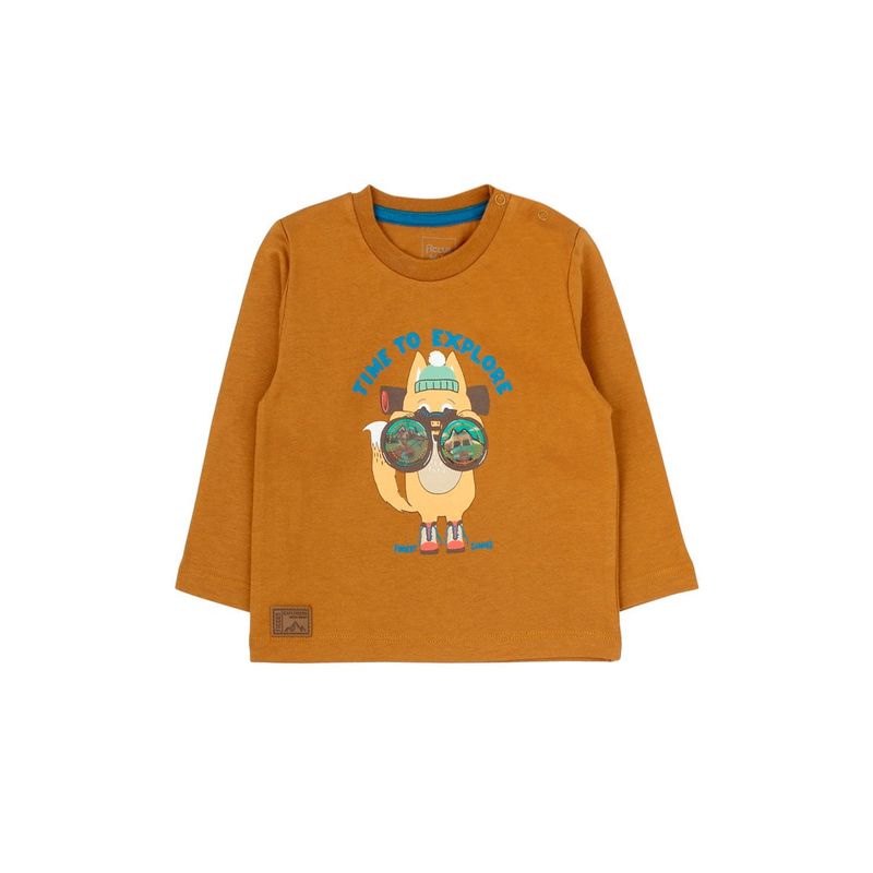 FICCUS - Polera Bebé Niño Foresta Café