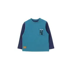 FICCUS - Polera Bebé Niño Foresta Turquesa