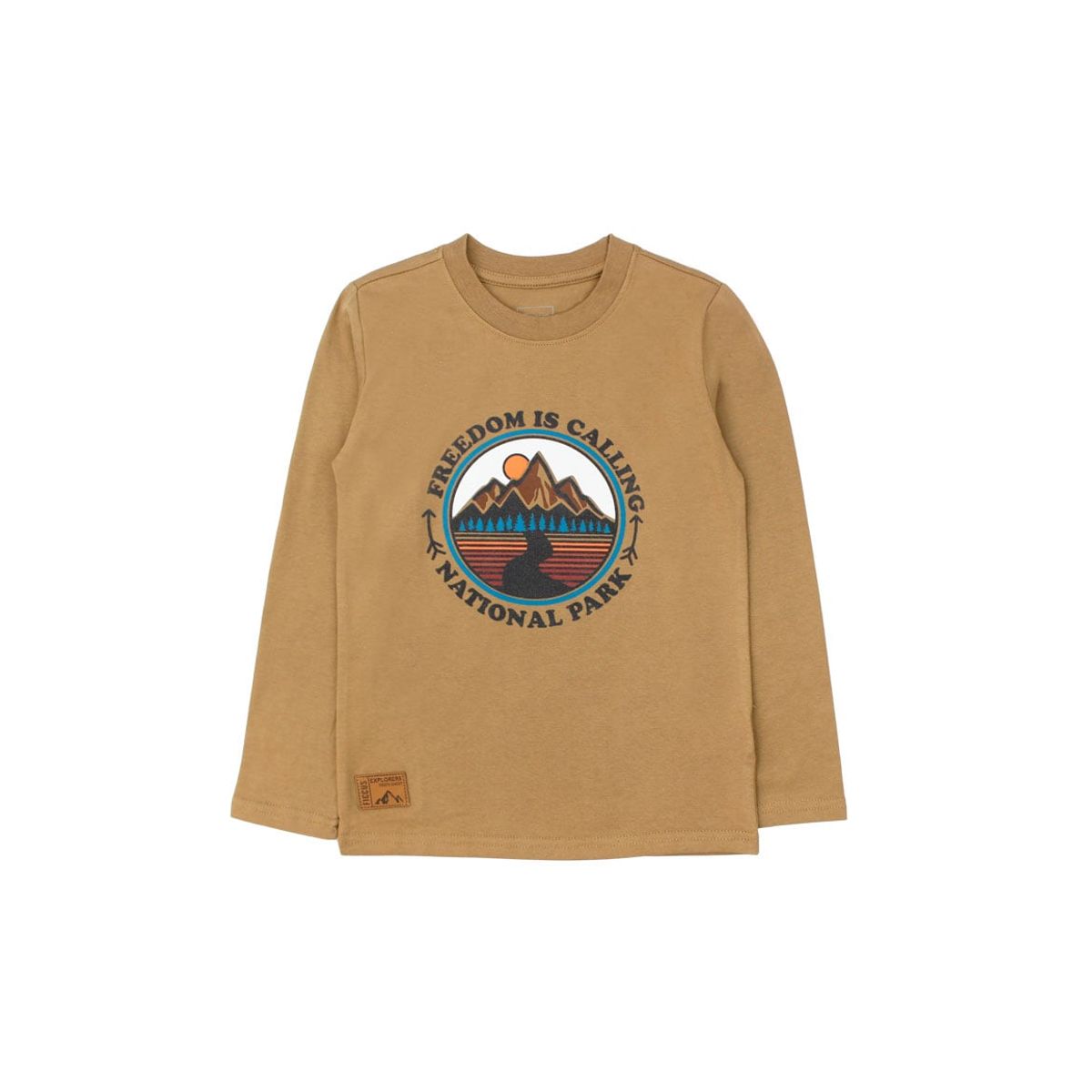 FICCUS - Polera Kids Niño Foresta Café