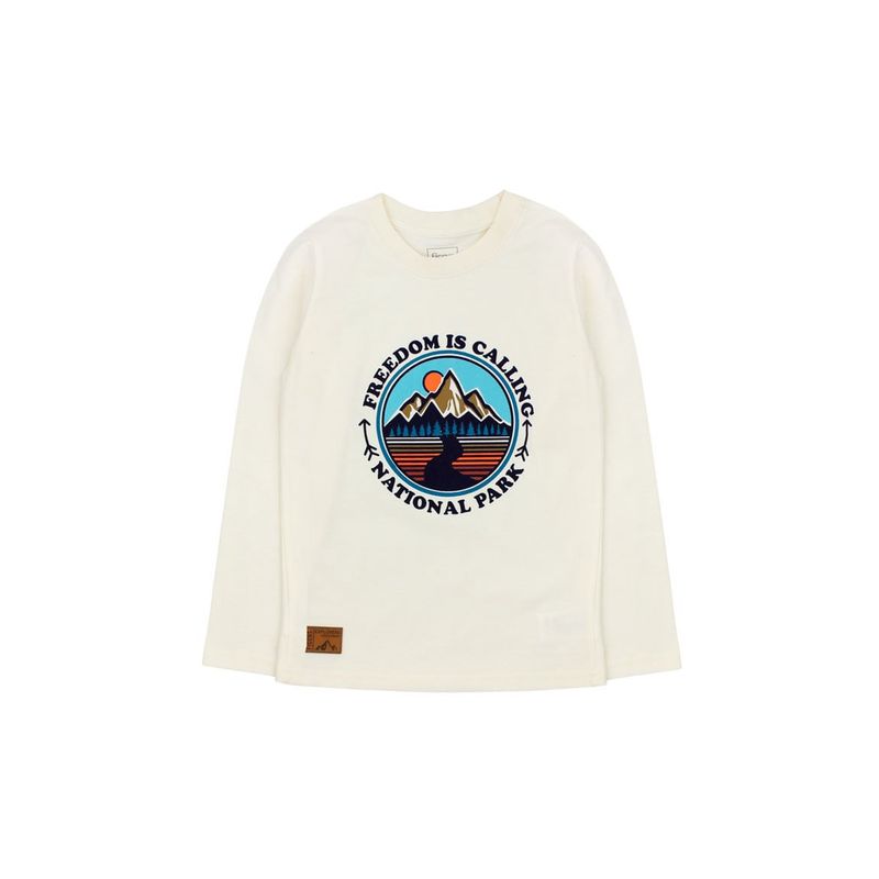 FICCUS - Polera Kids Niño Foresta Blanco