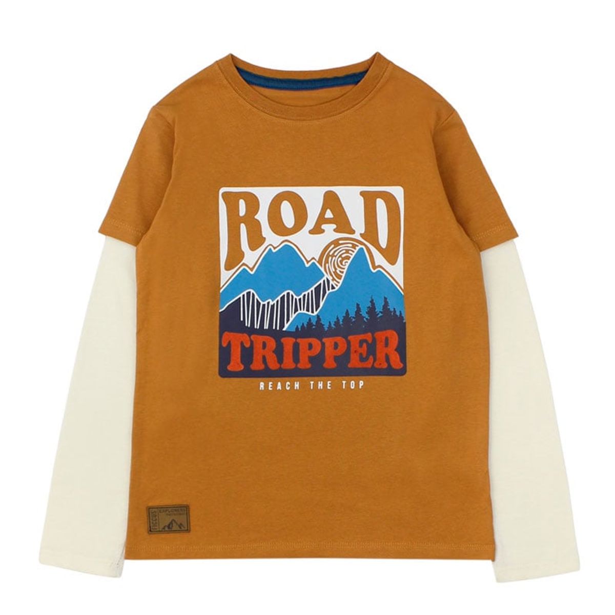 FICCUS - Polera Kids Niño Foresta Café