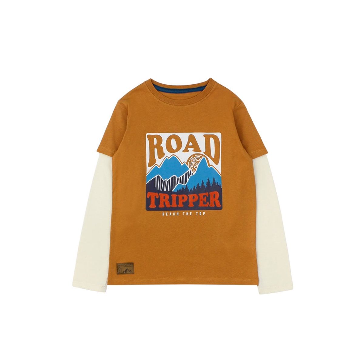 FICCUS - Polera Kids Niño Foresta Café