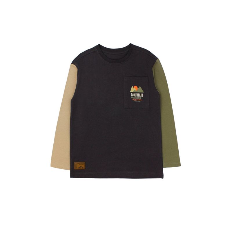 FICCUS - Polera Kids Niño Foresta Gris
