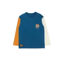 FICCUS - Polera Kids Niño Foresta Petroleo