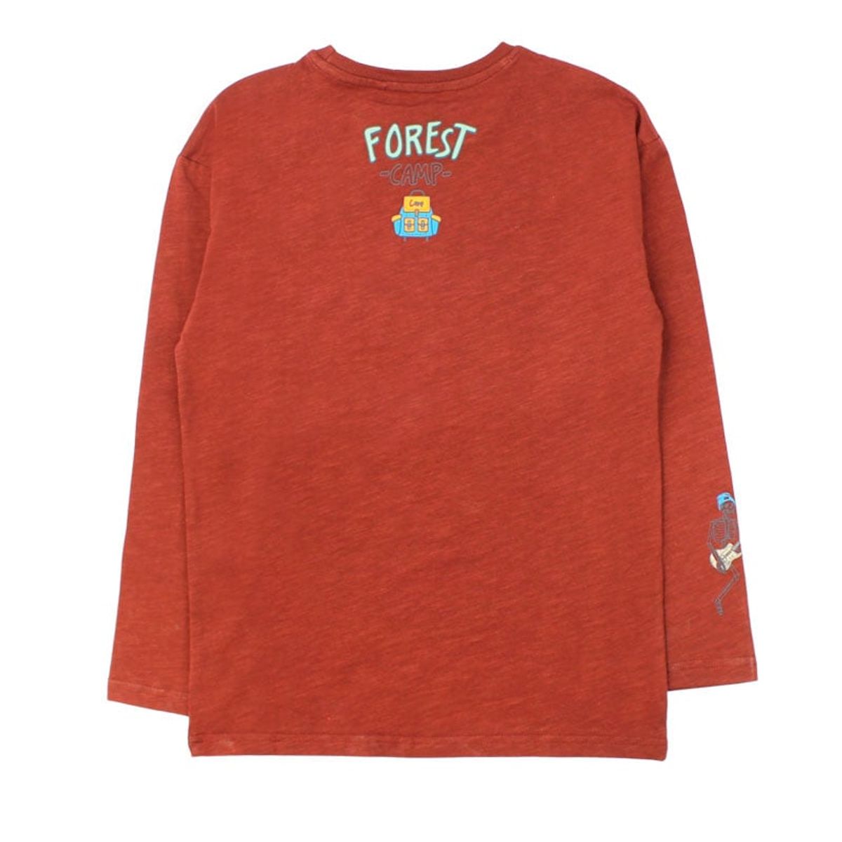 FICCUS - Polera Junior Niño Foresta Burdeos
