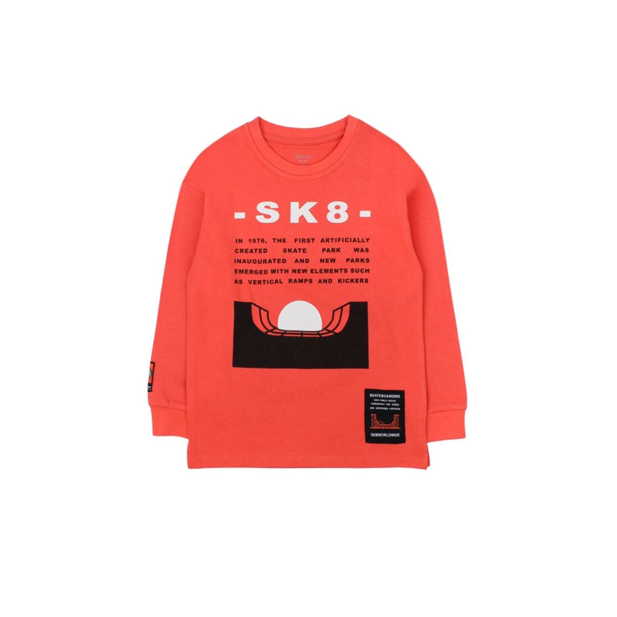 FICCUS - Polera Kids Niño Move Naranjo