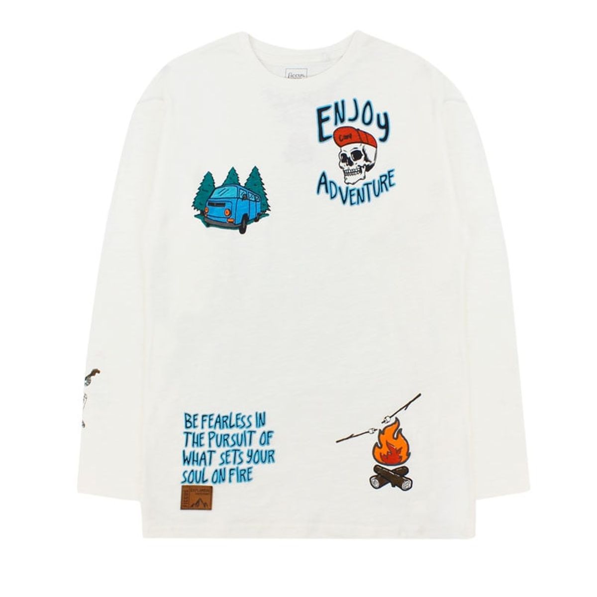 FICCUS - Polera Junior Niño Foresta Blanco