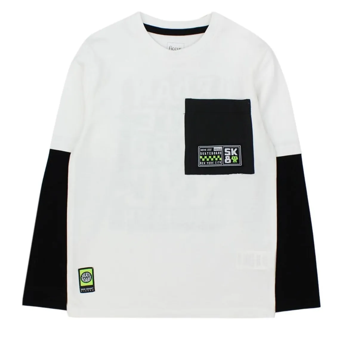 FICCUS - Polera Kids Niño Move Blanco