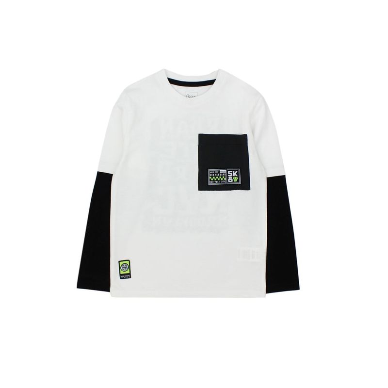 FICCUS - Polera Kids Niño Move Blanco
