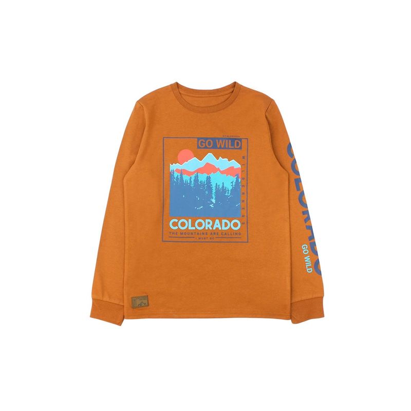 FICCUS - Polera Junior Niño Foresta Café