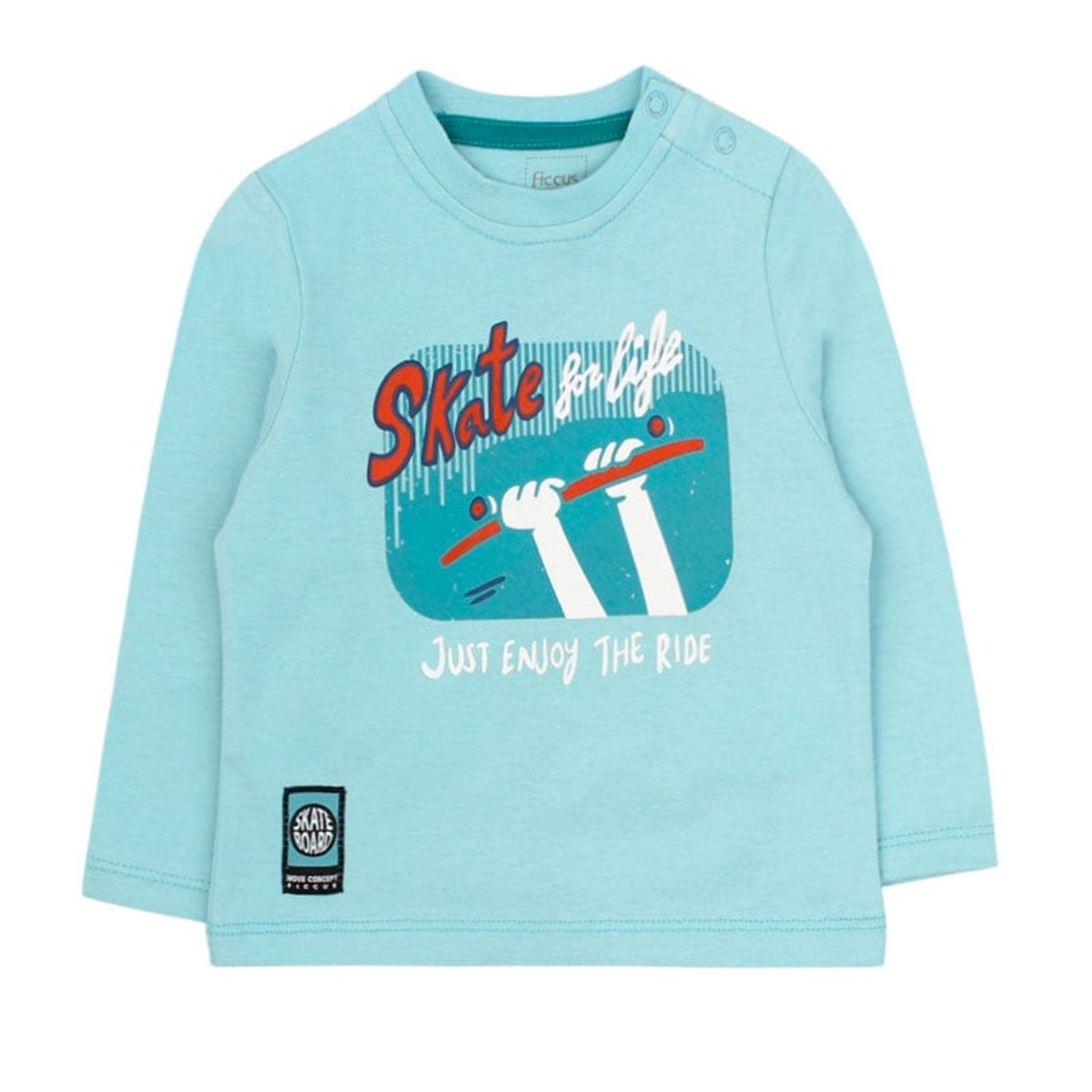 FICCUS - Polera Bebé Niño Move Turquesa