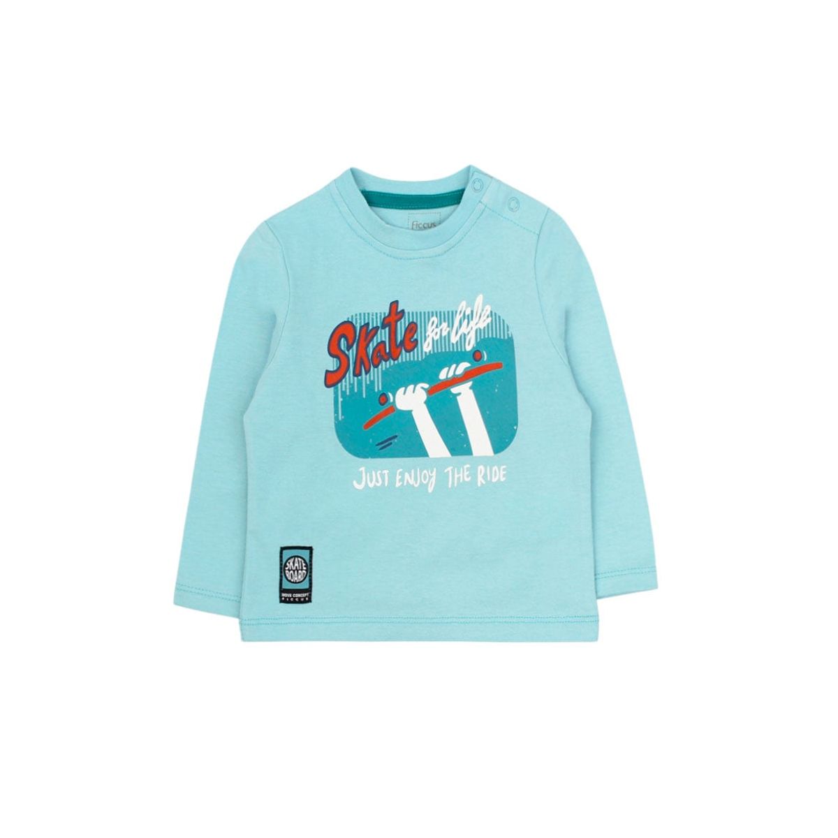 FICCUS - Polera Bebé Niño Move Turquesa