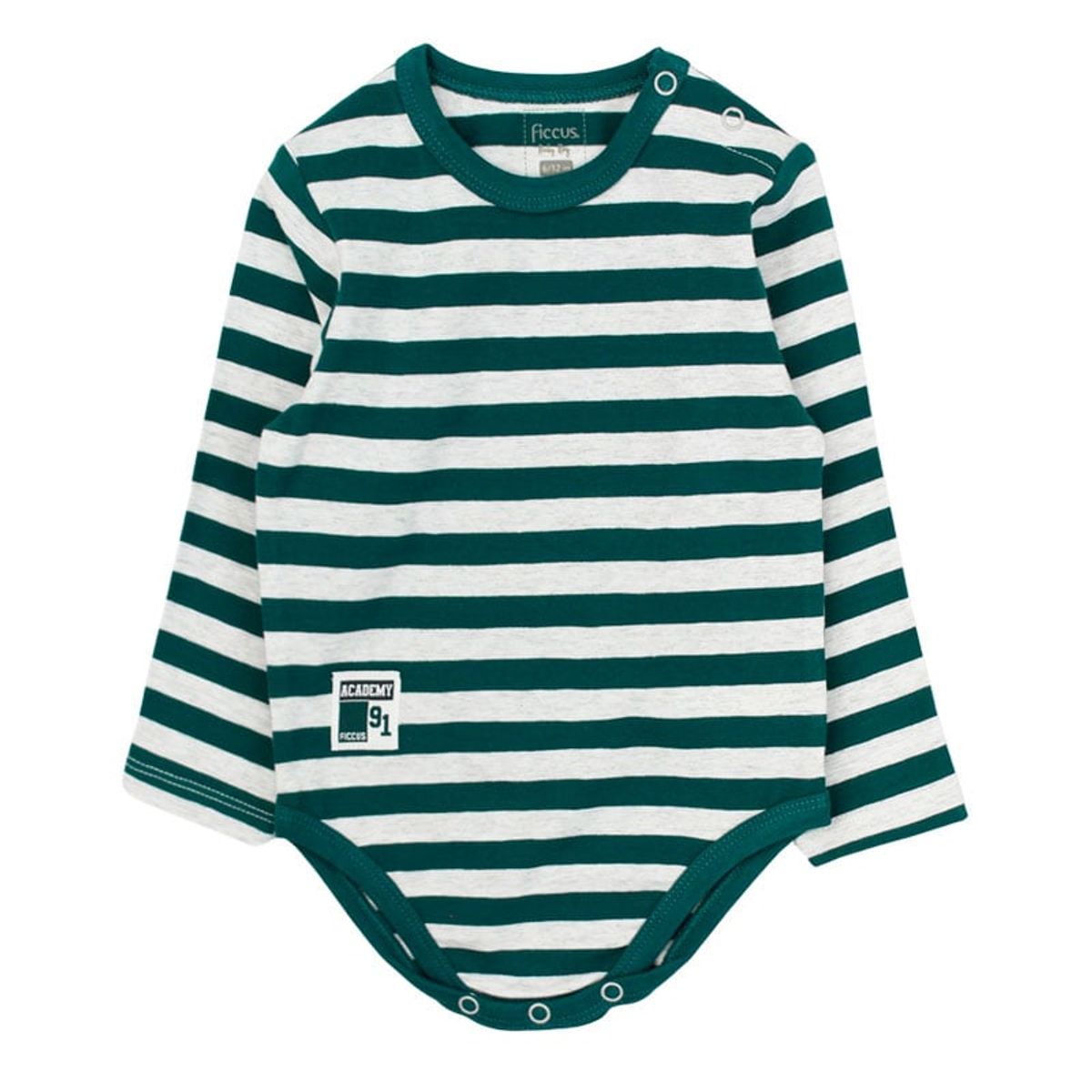 FICCUS - Body Bebé Niño Academy Verde