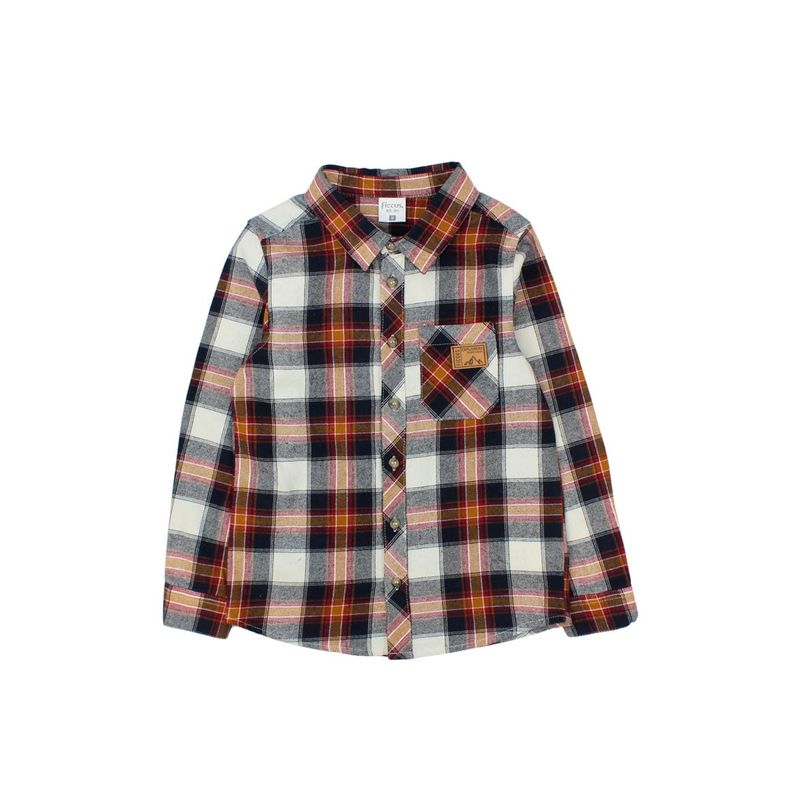 FICCUS - Camisa Kids Niño Foresta Café