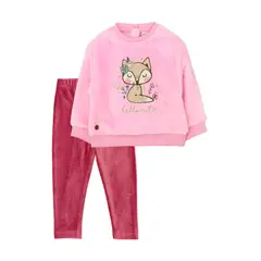 FICCUS - Conjunto Bebé Niña Foresta Rosa