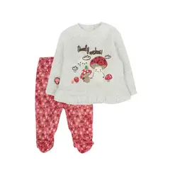 FICCUS - Conjunto Bebé Niña Fungi Gris