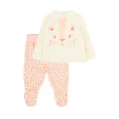 FICCUS - Conjunto Bebé Niña Kitty Blanco