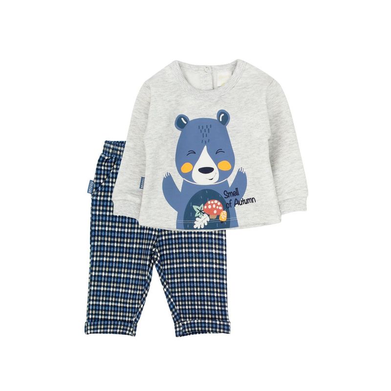 FICCUS - Conjunto Bebé Niño Autumn Gris