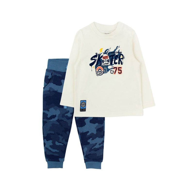 FICCUS - Conjunto Bebé Niño Move Blanco