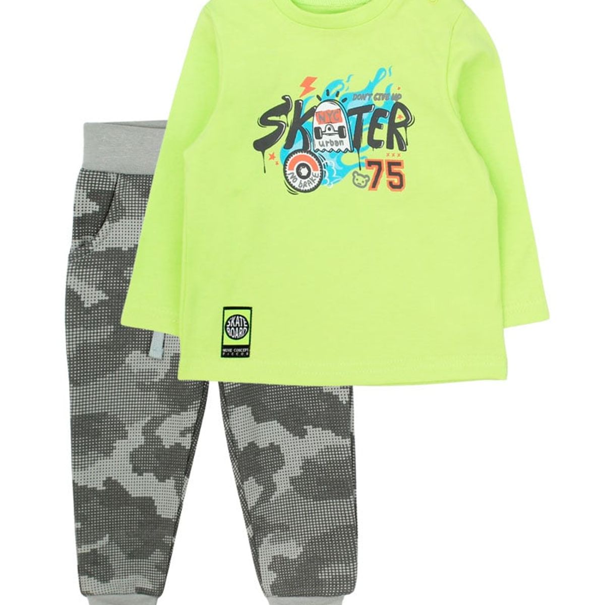 FICCUS - Conjunto Bebé Niño Move Verde