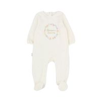 Osito Bebé Niña Garden Blanco