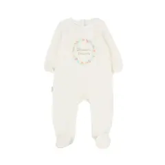 FICCUS - Osito Bebé Niña Garden Blanco