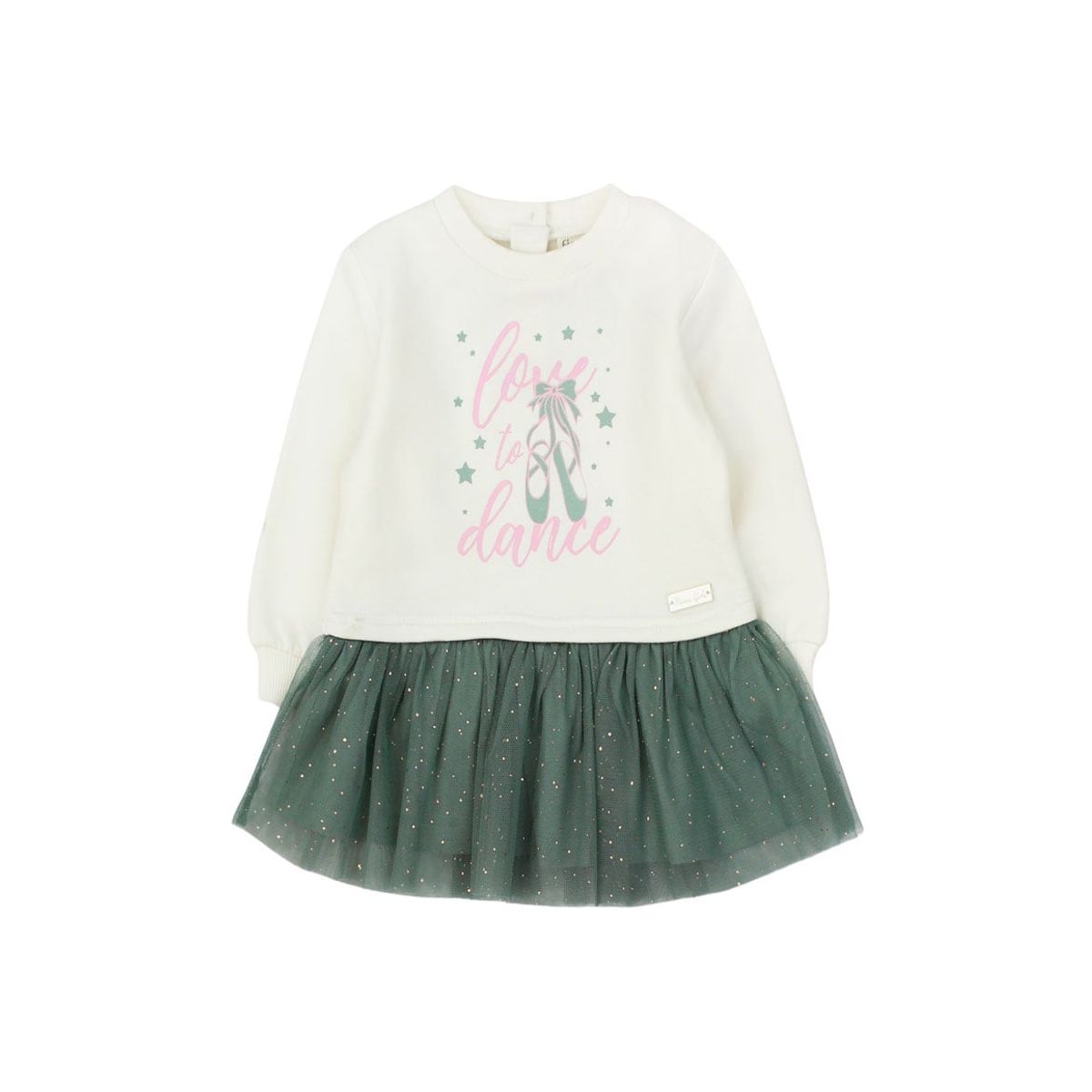 FICCUS - Vestido Bebé Niña Academy Blanco