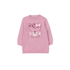 FICCUS - Vestido Bebé Niña Kitty Rosa