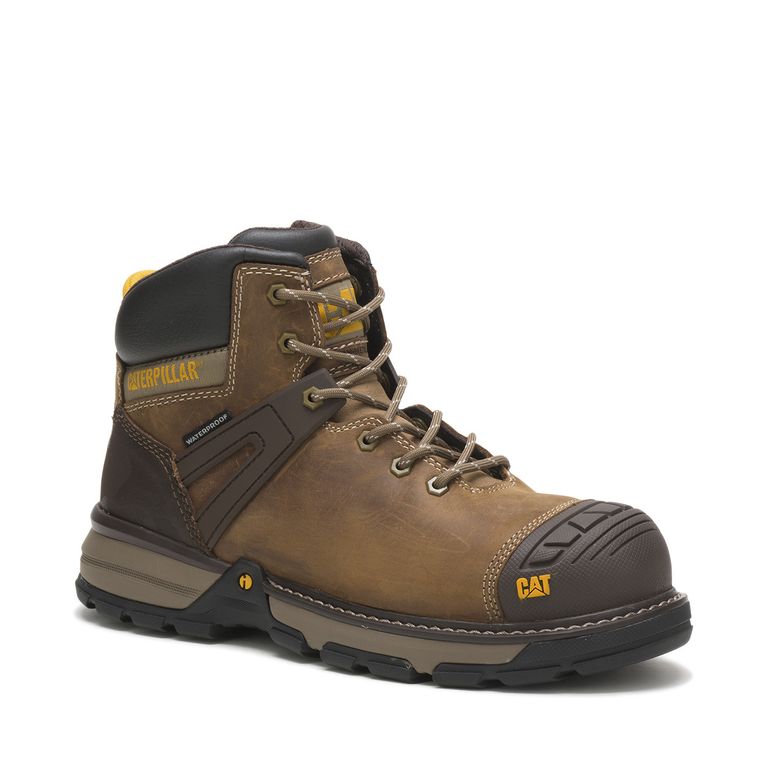 Botin Cuero Hombre Excavator Superlite Café