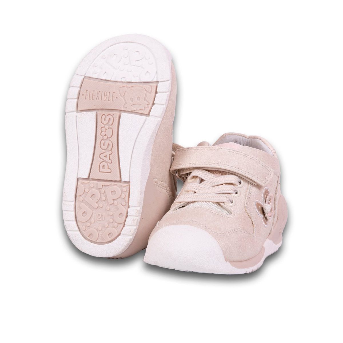 PILLIN - Zapato Clásico Bebe Niña(PZB202-25BEI)