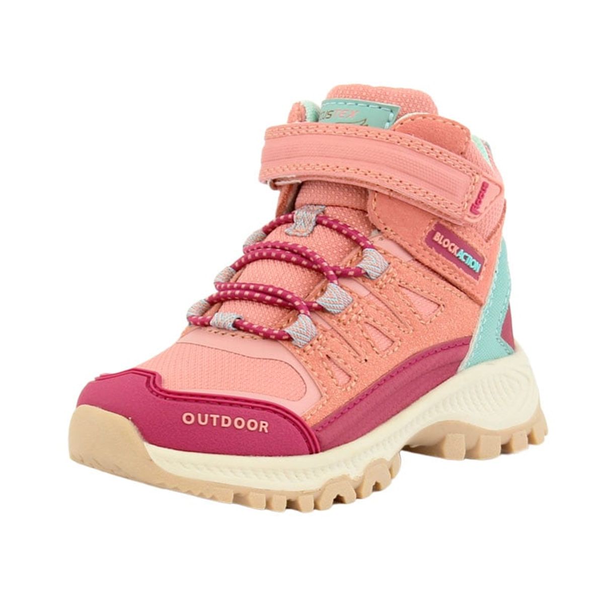 FICCUS - Zapatilla Outdoor Kids Niña Ficcustex Rosa.