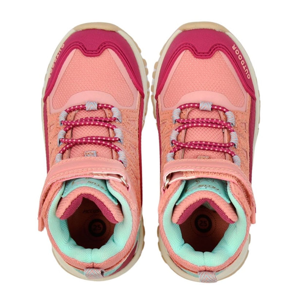 FICCUS - Zapatilla Outdoor Kids Niña Ficcustex Rosa.