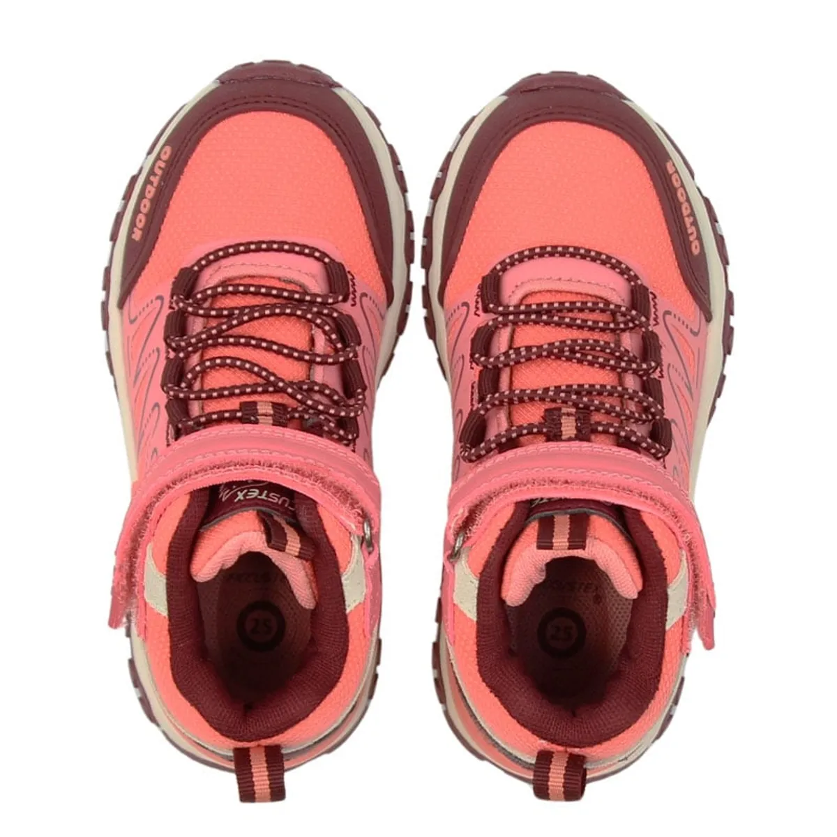 FICCUS - Zapatilla Outdoor Kids Niña Ficcustex Rojo