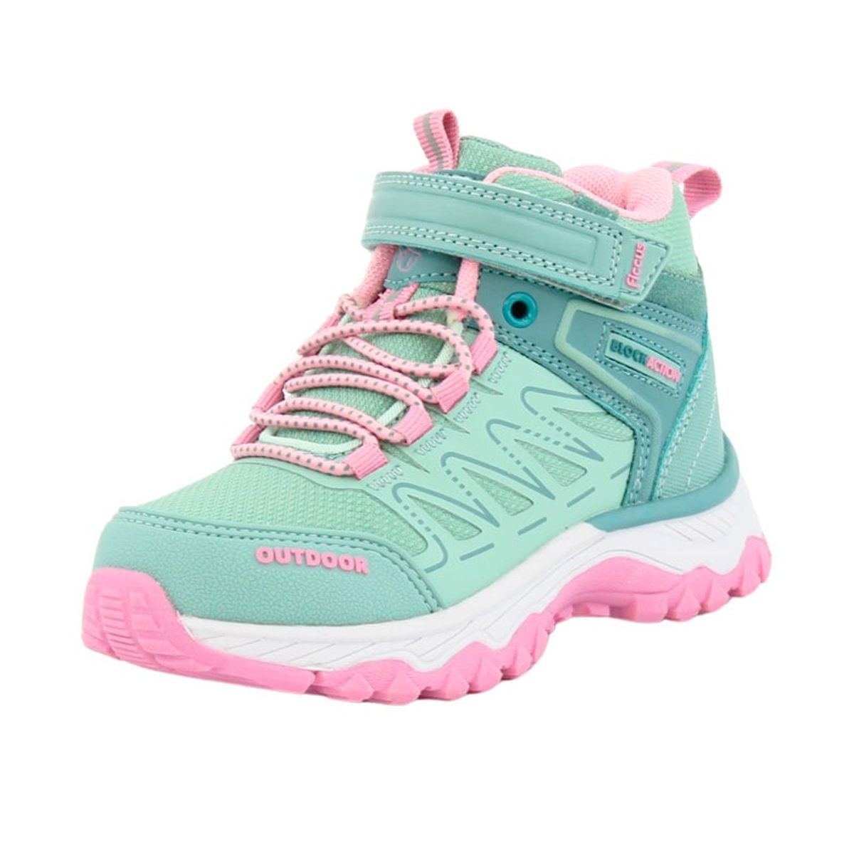 FICCUS - Zapatilla Outdoor Kids Niña Ficcustex Menta.