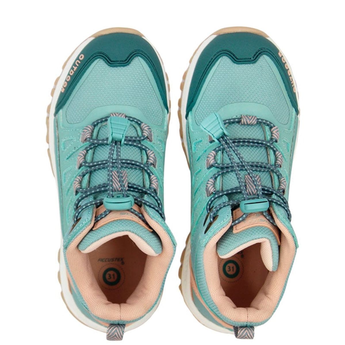 FICCUS - Zapatilla Outdoor Junior Niña Ficcustex Menta.