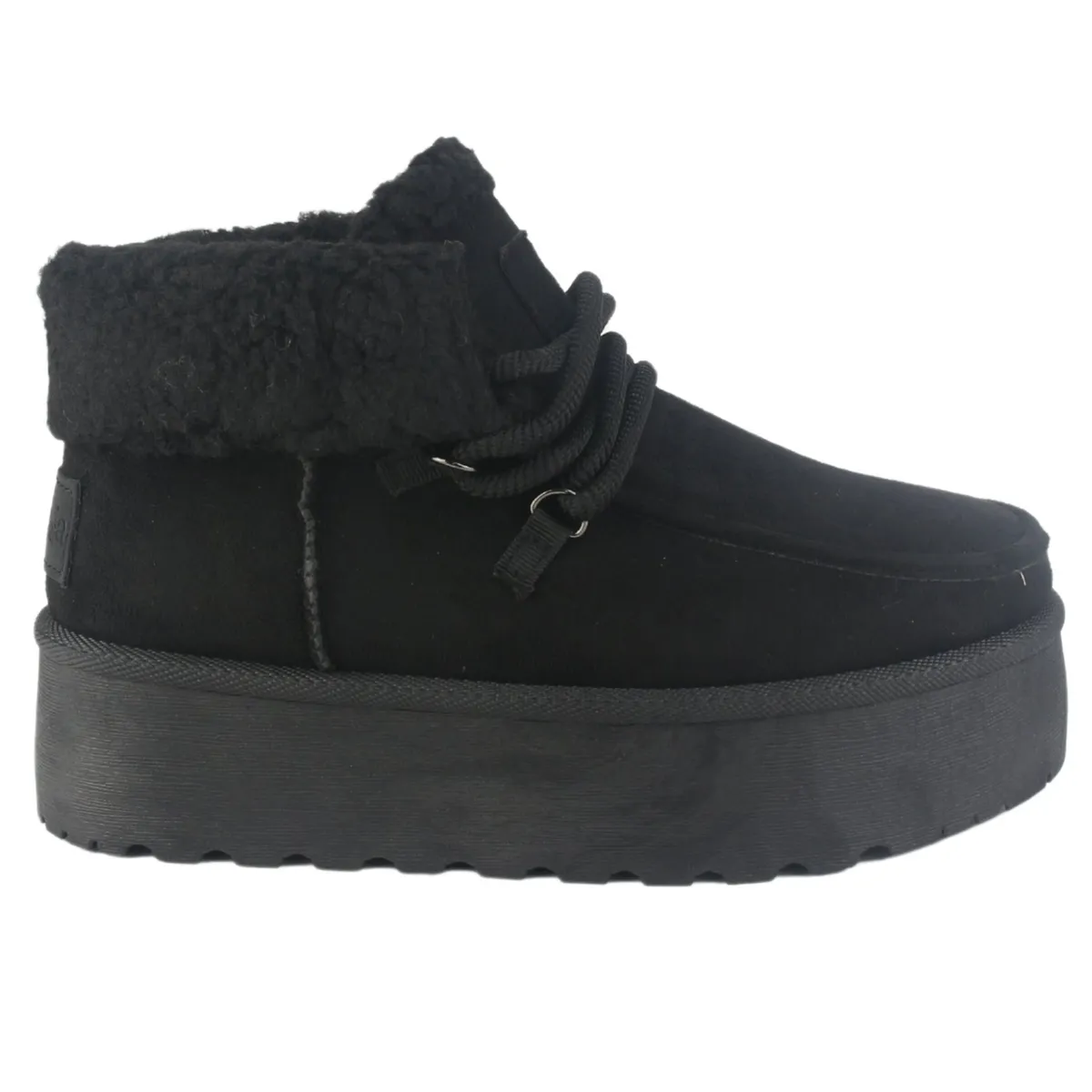 CHALADA - Botin Mujer Negro Casual Chalada Pinguih-4