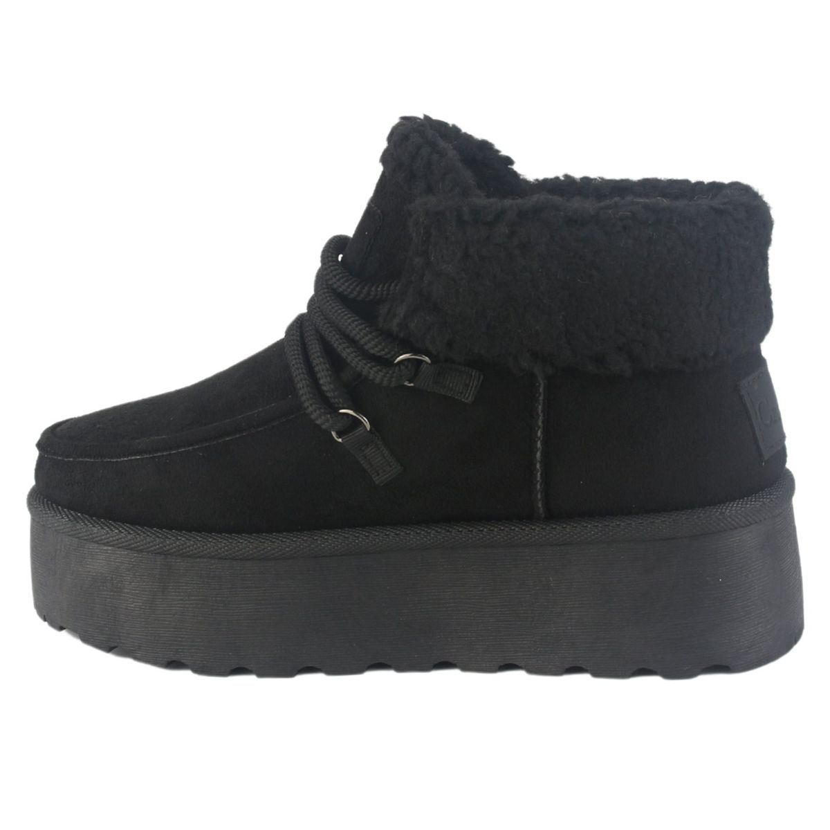 CHALADA - Botin Mujer Negro Casual Chalada Pinguih-4