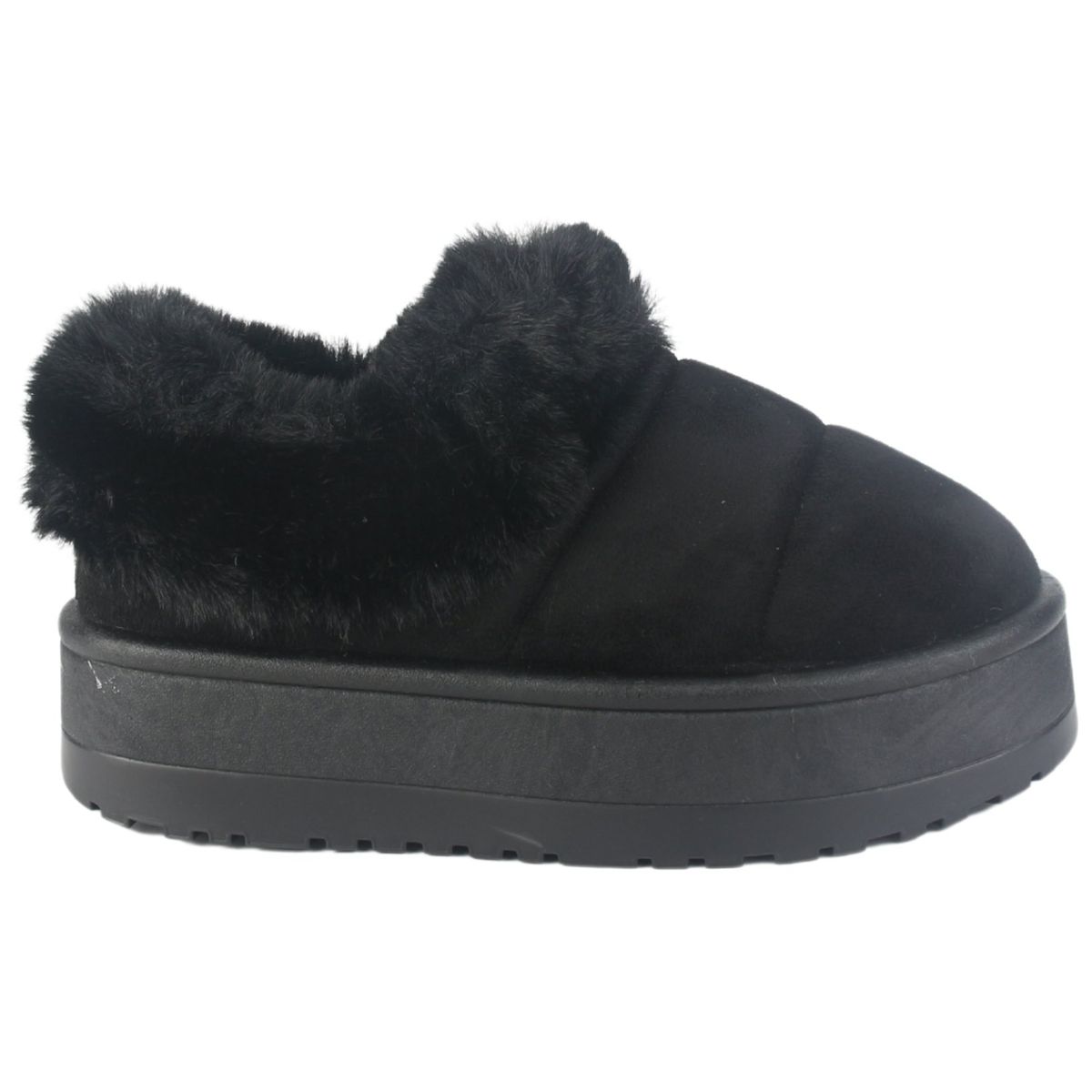 CHALADA - Pantufla Mujer Negro Urbano Chalada Pinguih-5