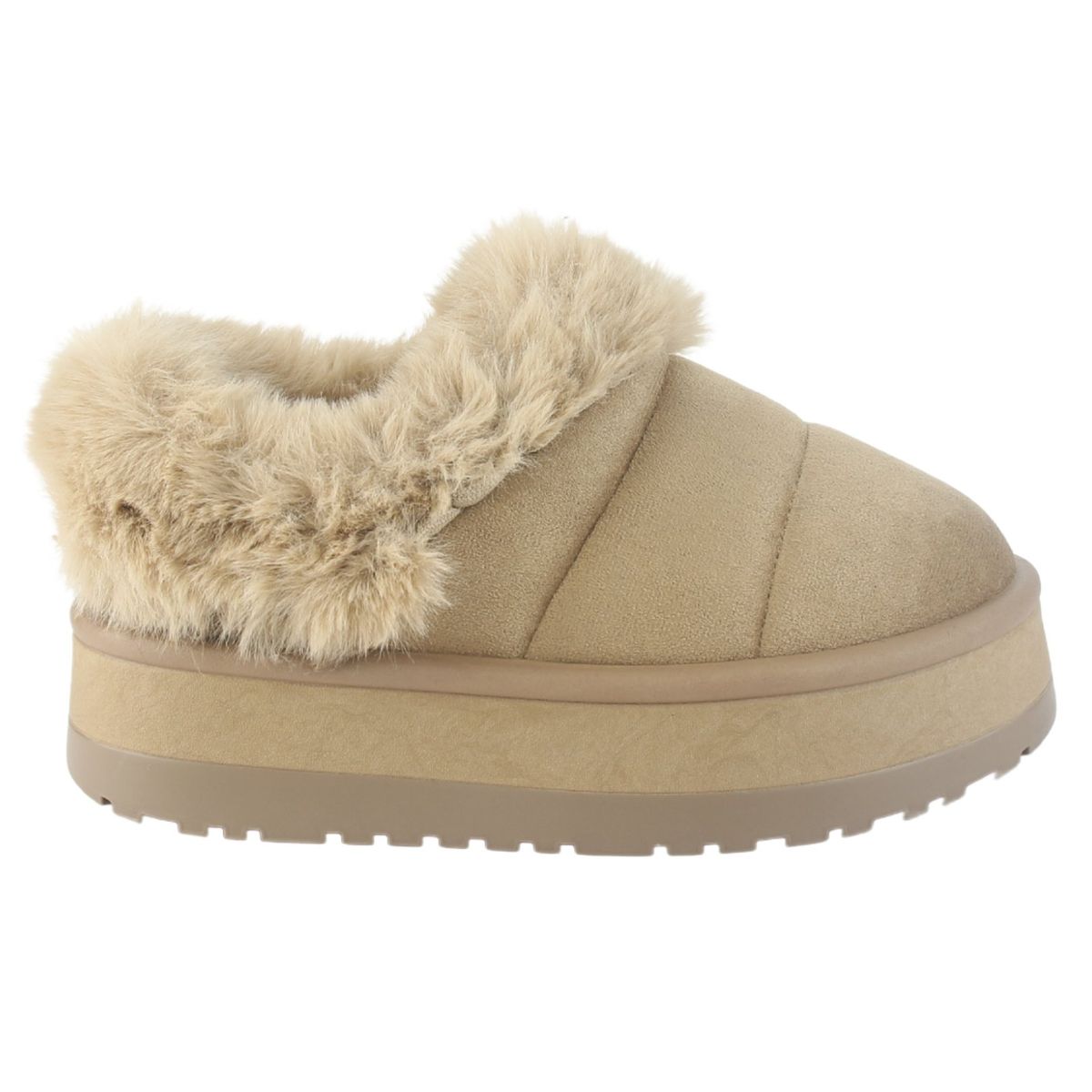 CHALADA - Pantufla Mujer Taupe Urbano Chalada Pinguih-5