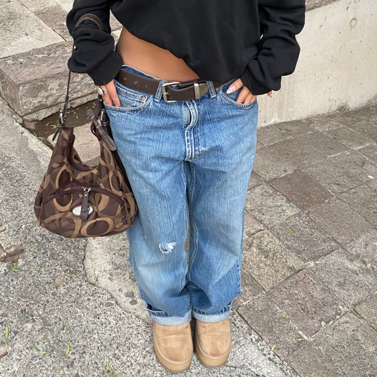 CHALADA - Pantufla Mujer Taupe Urbano Chalada Pinguih-5