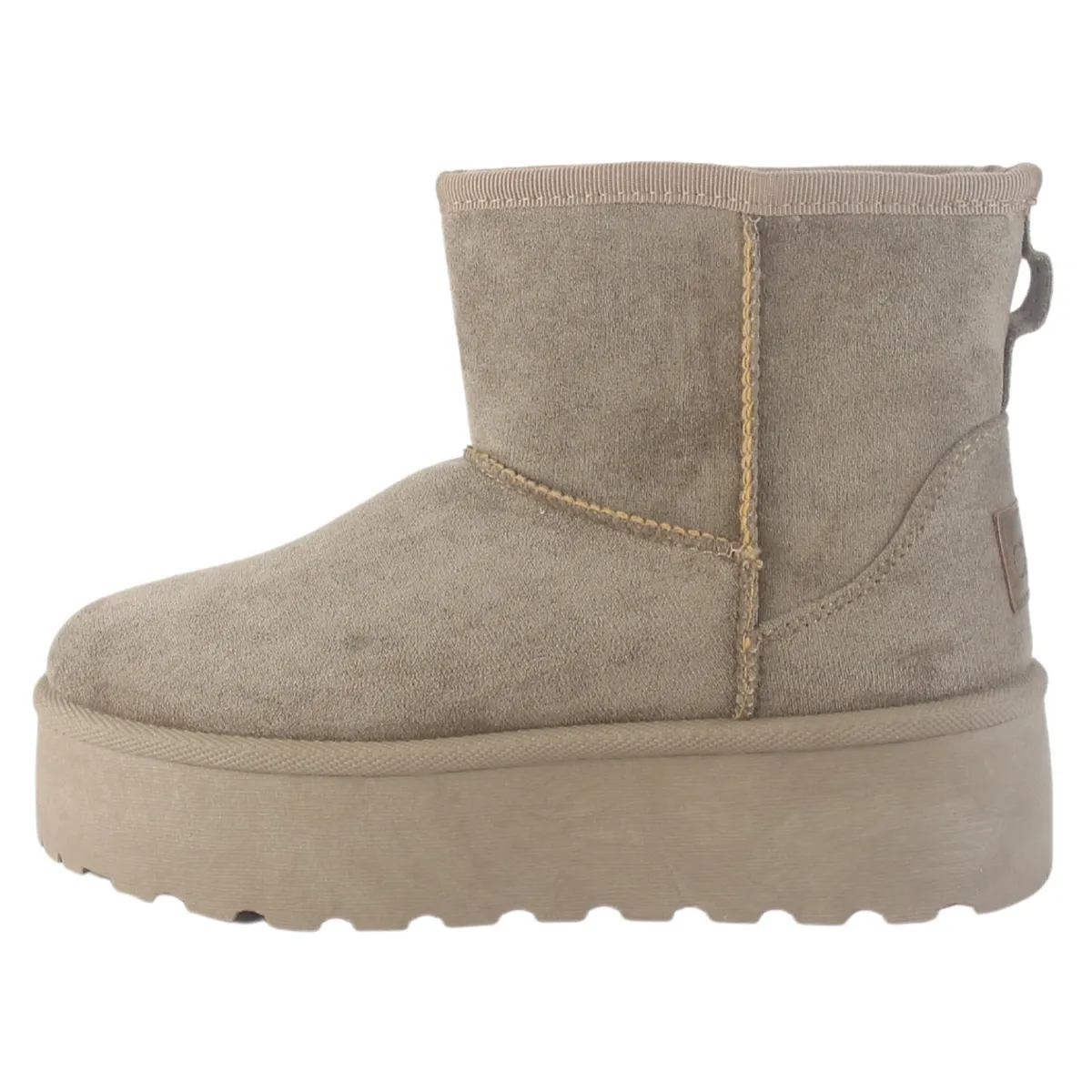 CHALADA - Pantufla Mujer Taupe Casual Chalada Pinguih-2