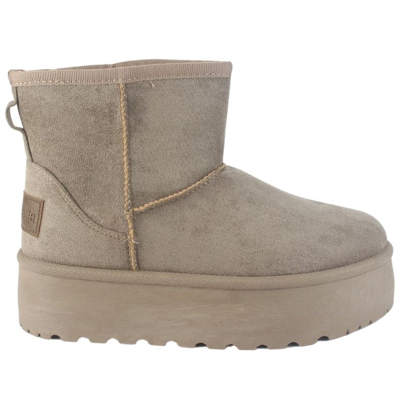 CHALADA - Pantufla Mujer Taupe Casual Chalada Pinguih-2