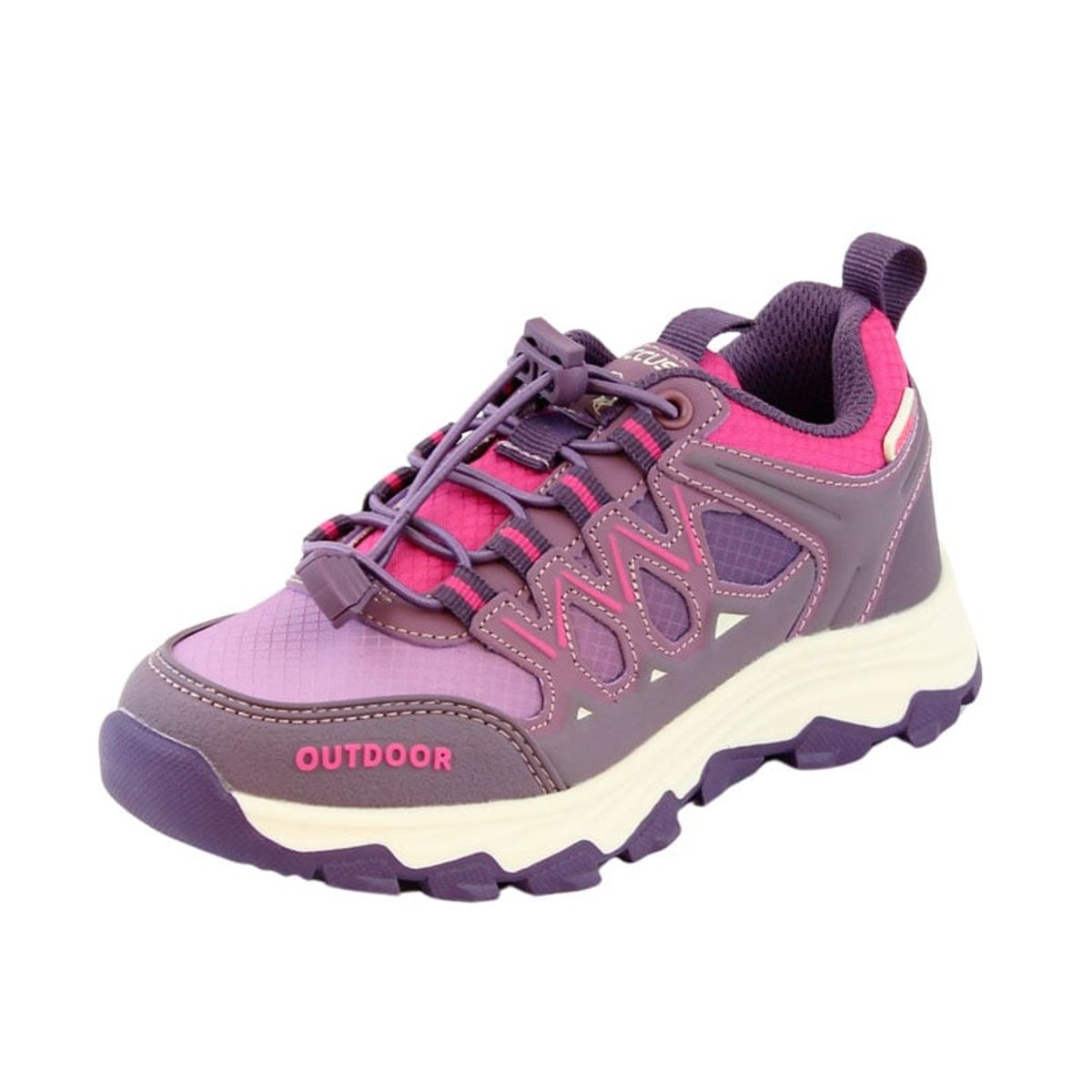 FICCUS - Zapatilla Outdoor Junior Niña Ficcustex Morado.
