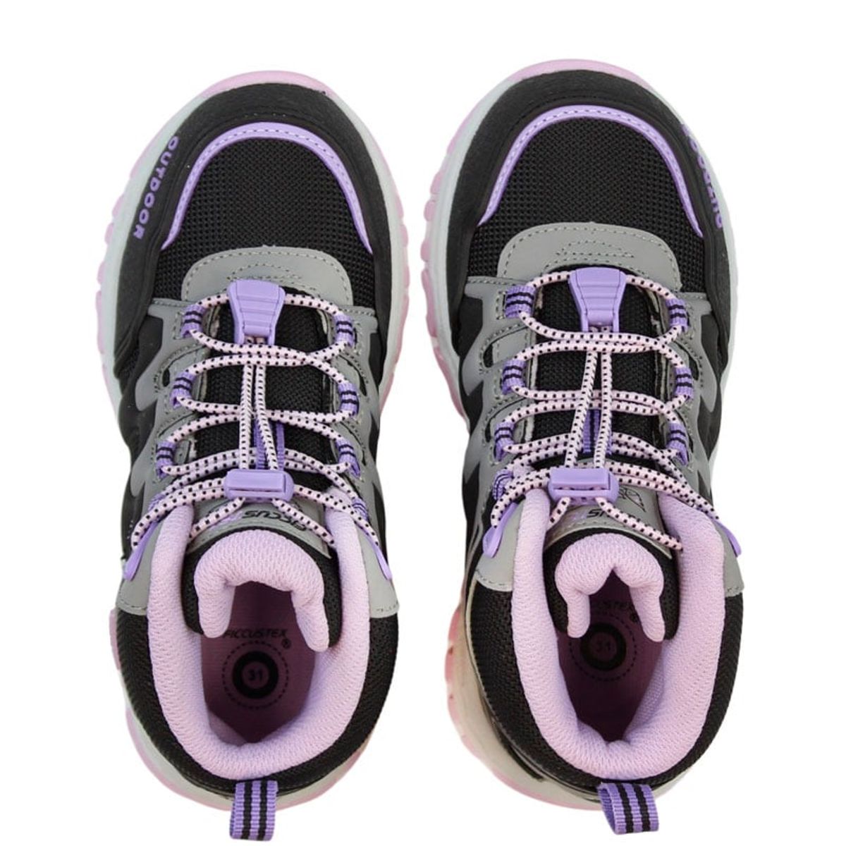 FICCUS - Zapatilla Outdoor Junior Niña Ficcustex Negro