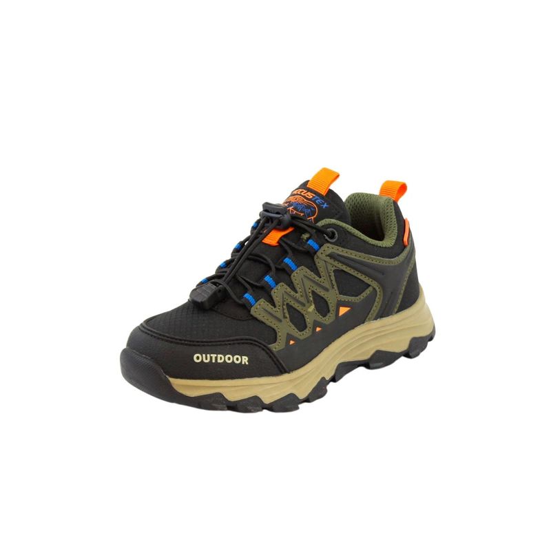 FICCUS - Zapatilla Outdoor Junior Niño Ficcustex Negro