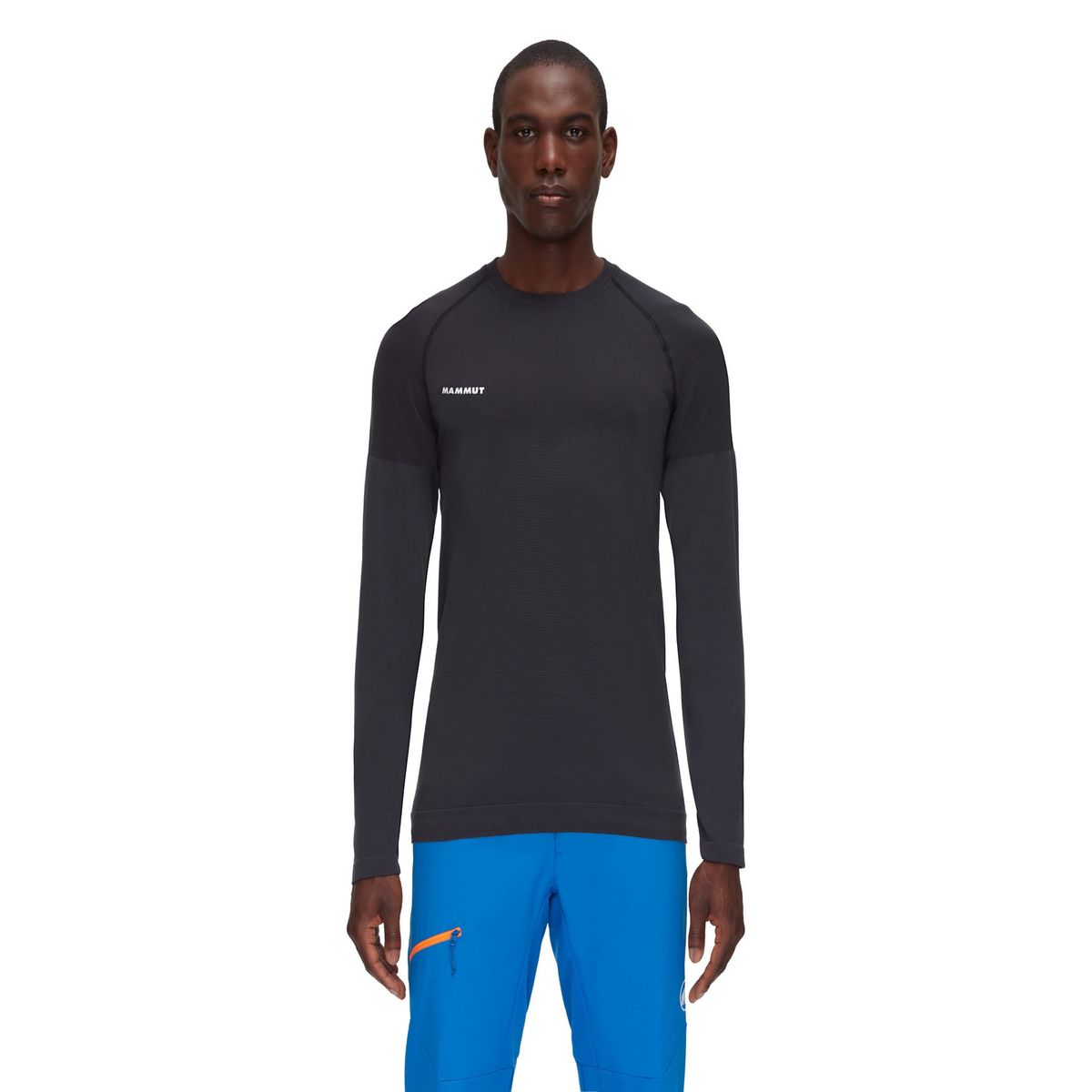 MAMMUT - Primera Capa Trift Longsleeve Hombre Negro