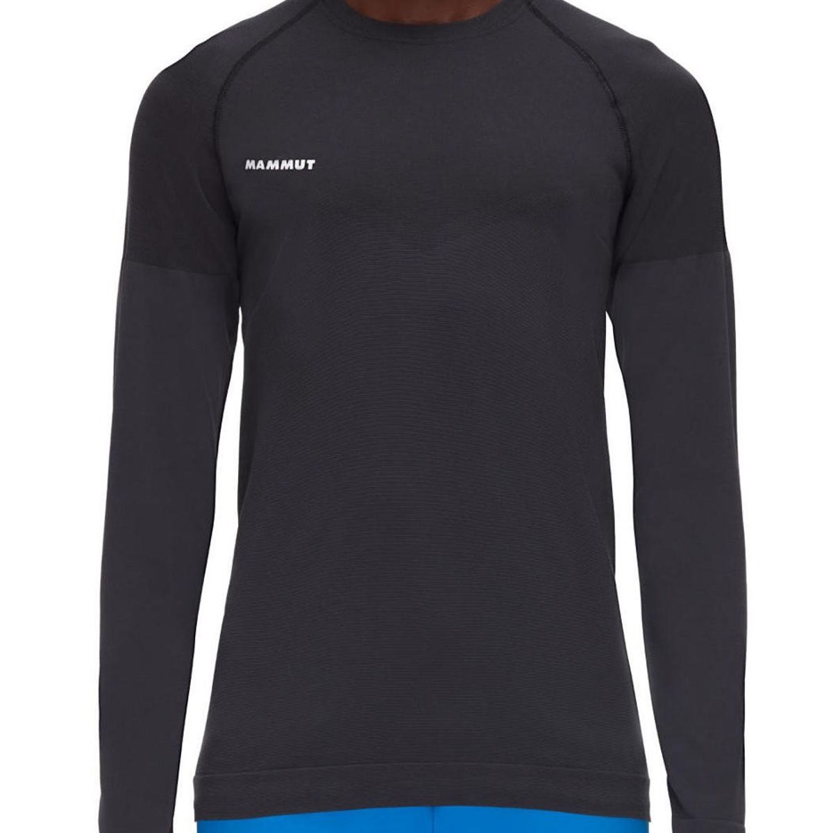 MAMMUT - Primera Capa Trift Longsleeve Hombre Negro