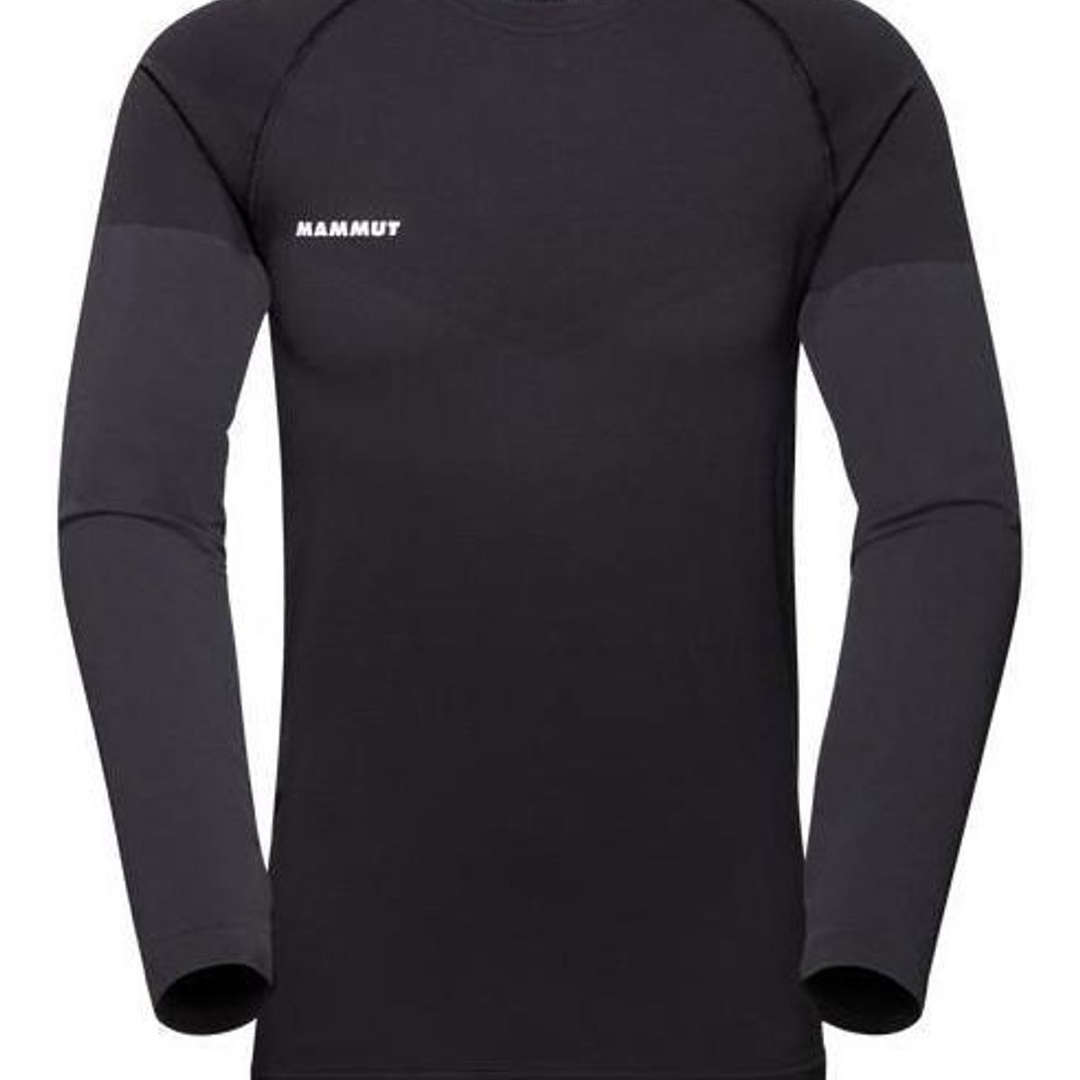 MAMMUT - Primera Capa Trift Longsleeve Hombre Negro