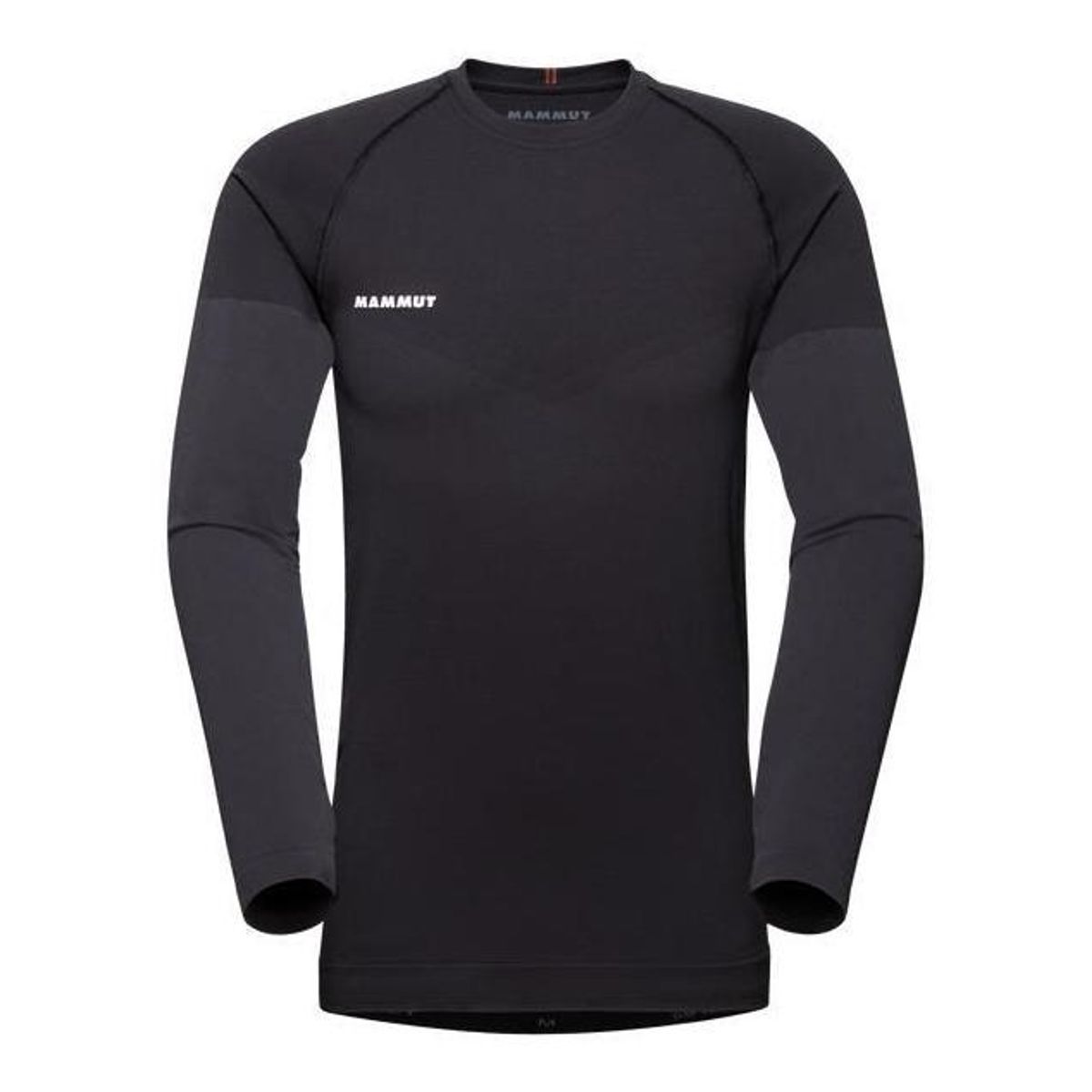 MAMMUT - Primera Capa Trift Longsleeve Hombre Negro